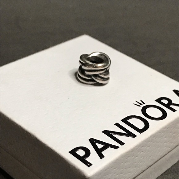 Authentic Pandora 925 Rope Charm - Picture 1 of 2